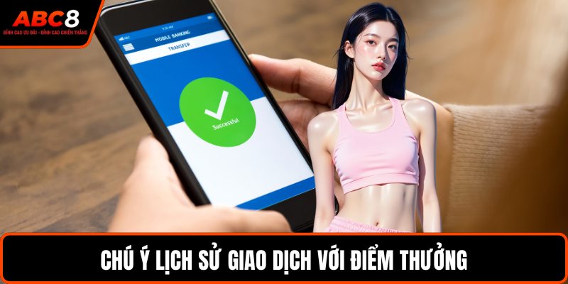 Chú ý lịch sử giao dịch với điểm thưởng